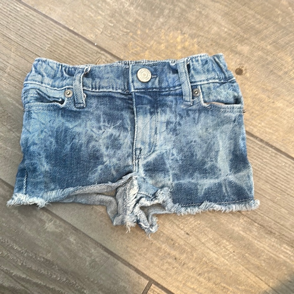 GAP Blue Tie-Dye Denim Kids Shorts